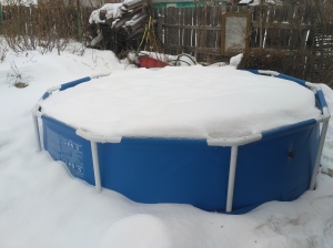 хранение бассейна зимой
